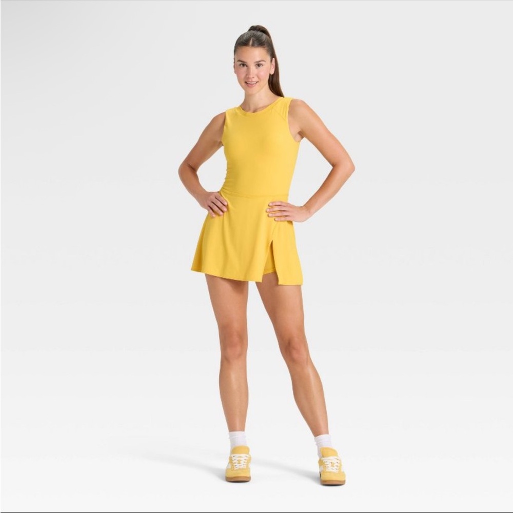 NEW JoyLab Yellow Active Dress Size‎ M